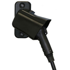 clipper-creek-level-1-ev-charger-black-holster-with-connector